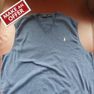 Polo Ralph Lauren Pima V-Neck Vest Size 2XLT